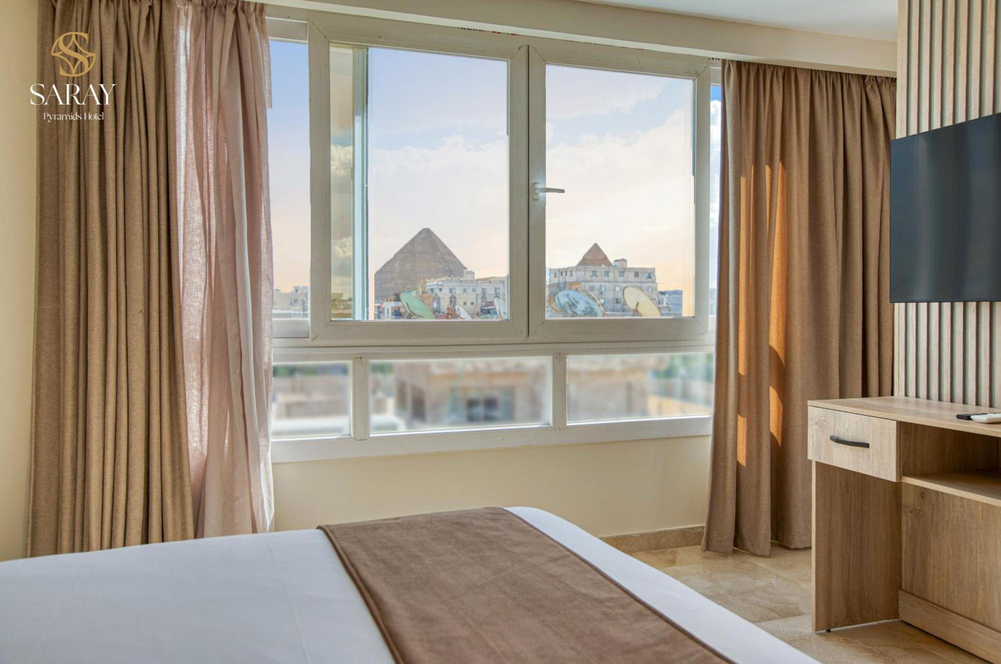 Saray Pyramids & Museum View Hotel Kafret el-Gabal Exterior foto