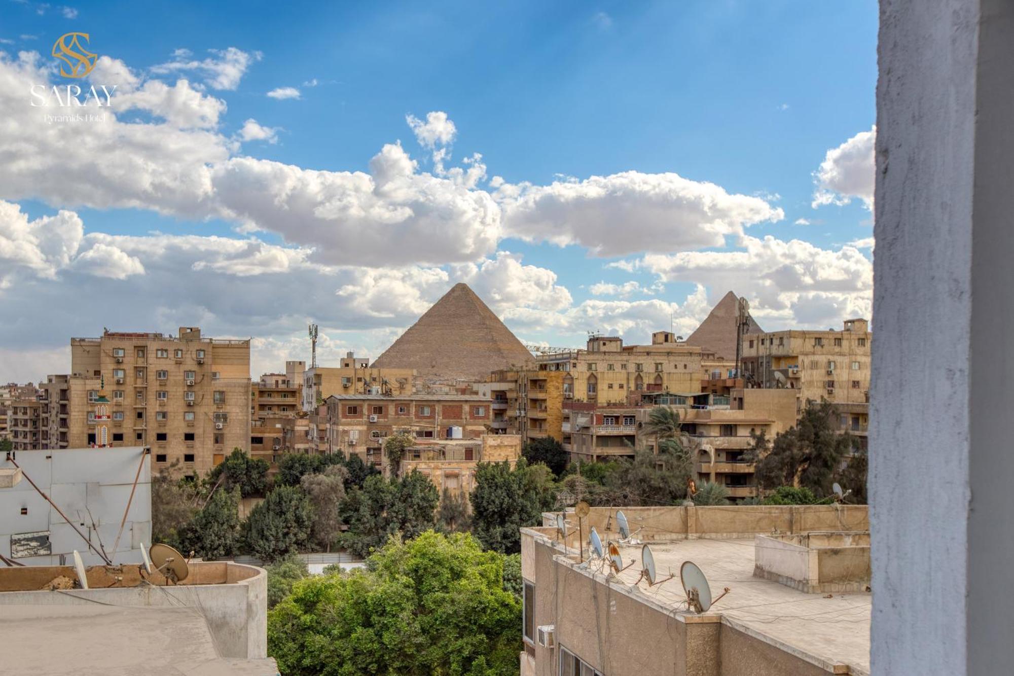 Saray Pyramids & Museum View Hotel Kafret el-Gabal Exterior foto