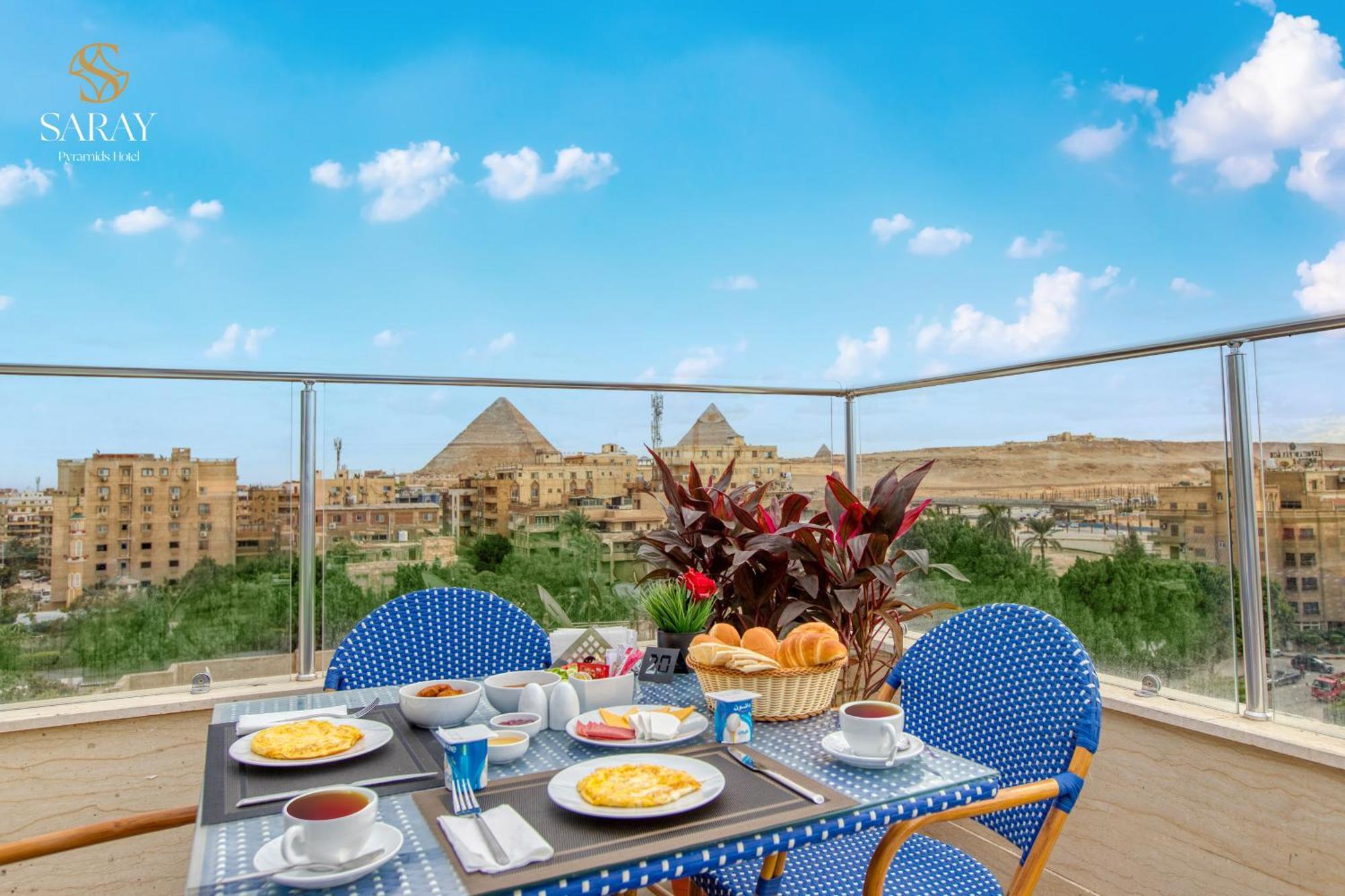 Saray Pyramids & Museum View Hotel Kafret el-Gabal Exterior foto