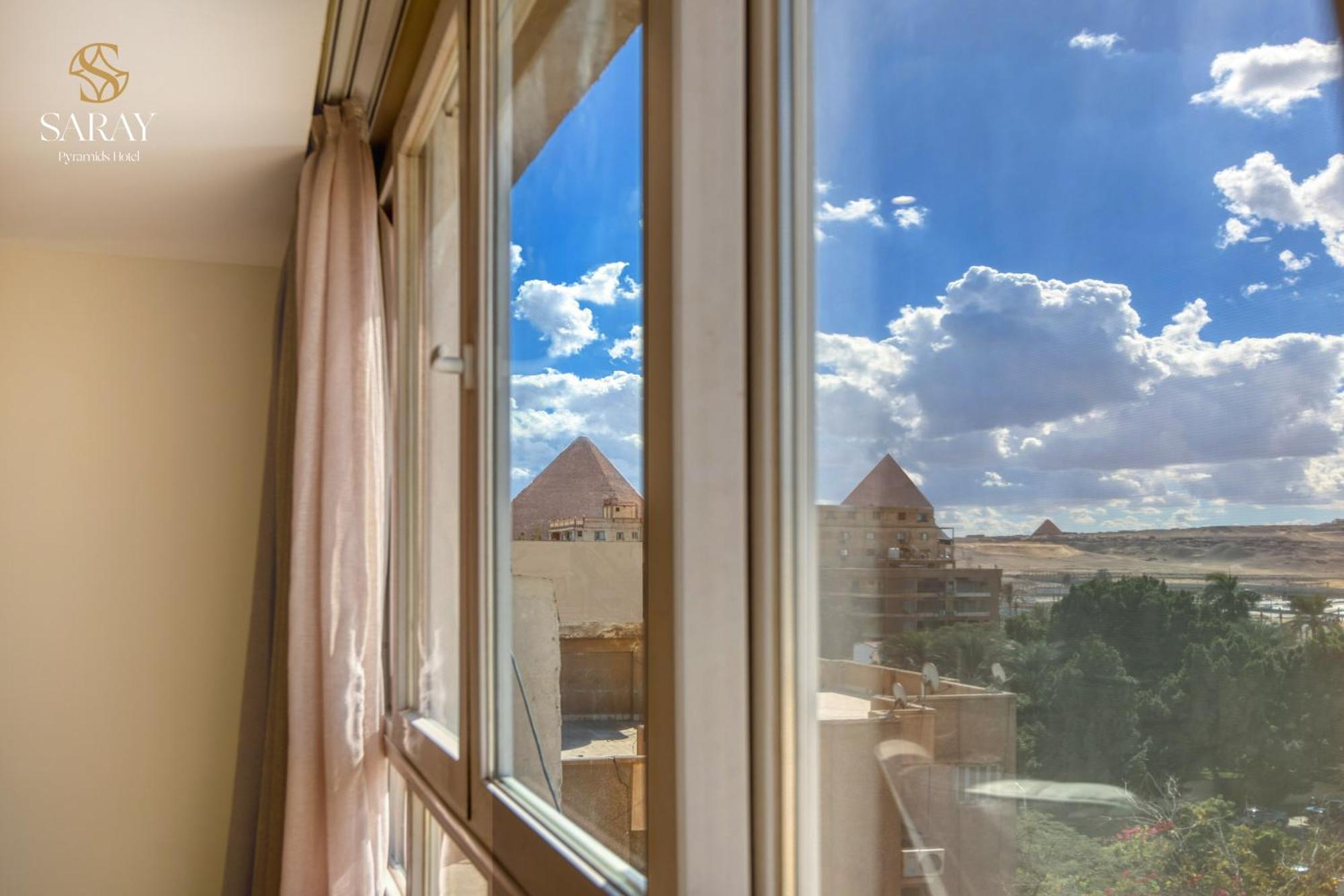 Saray Pyramids & Museum View Hotel Kafret el-Gabal Habitación foto