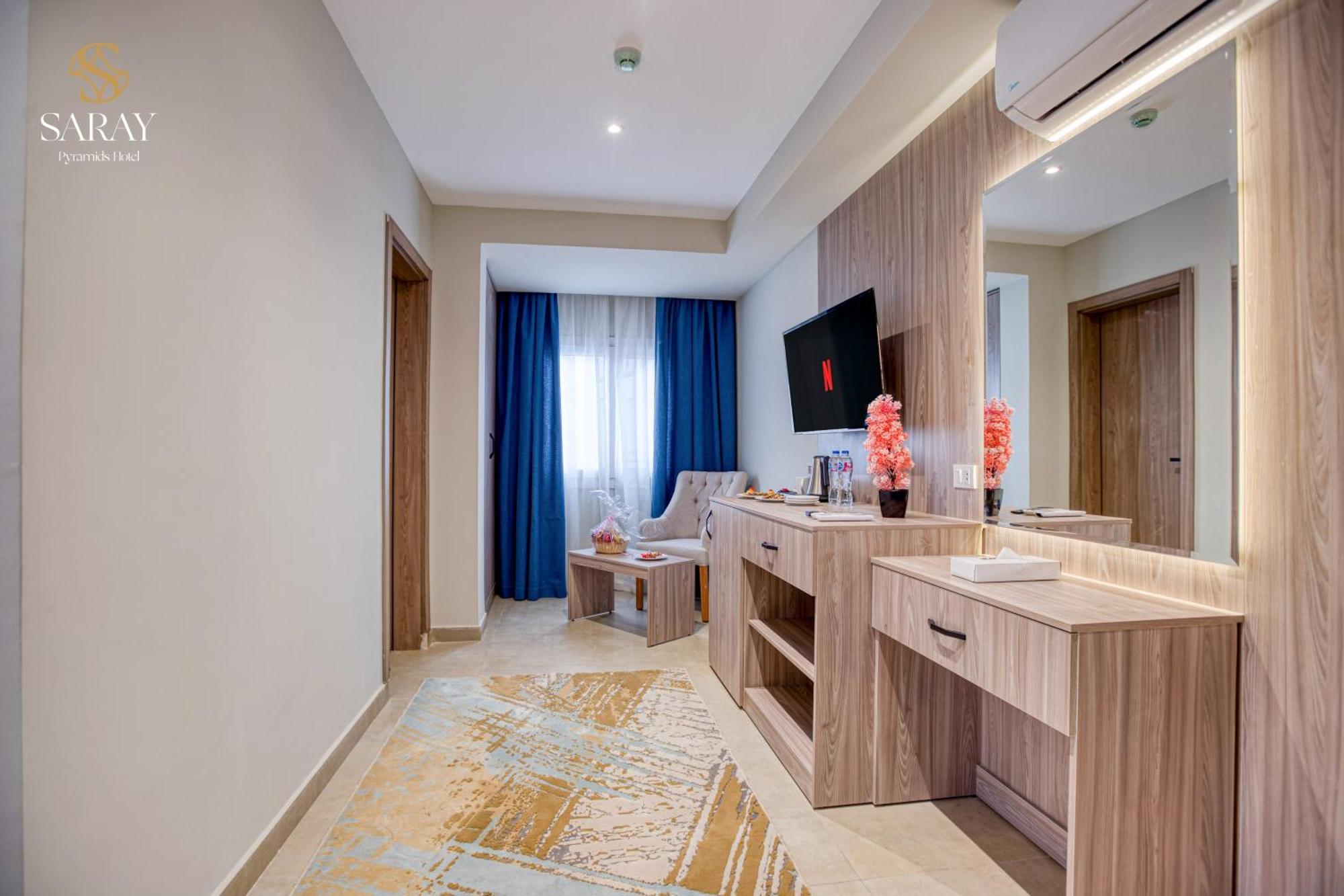 Saray Pyramids & Museum View Hotel Kafret el-Gabal Exterior foto